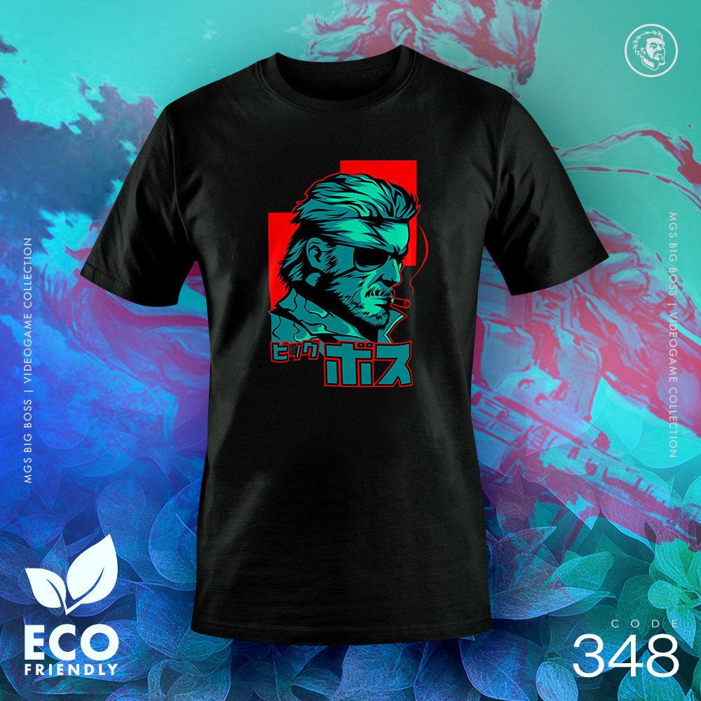 Eco Tshirt | MGS Big Boss <i class="fa fa-leaf" style="color:#02b620;"></i>