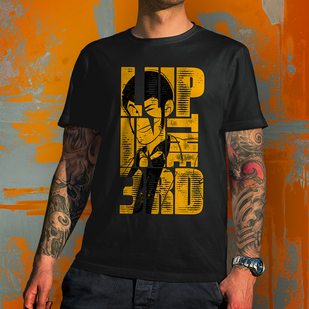 Eco Tshirt | Lupin Font <i class="fa fa-leaf" style="color:#02b620;"></i> - Image 2