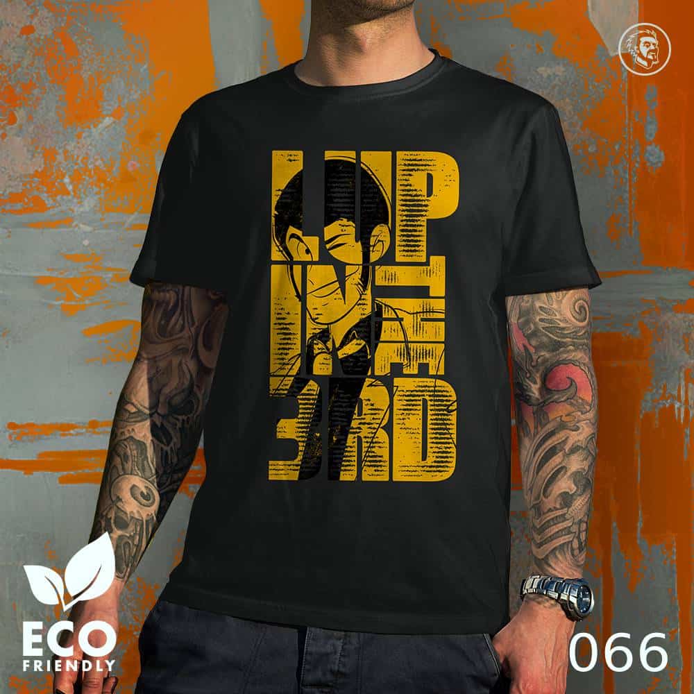 Eco Tshirt | Lupin Font <i class="fa fa-leaf" style="color:#02b620;"></i>