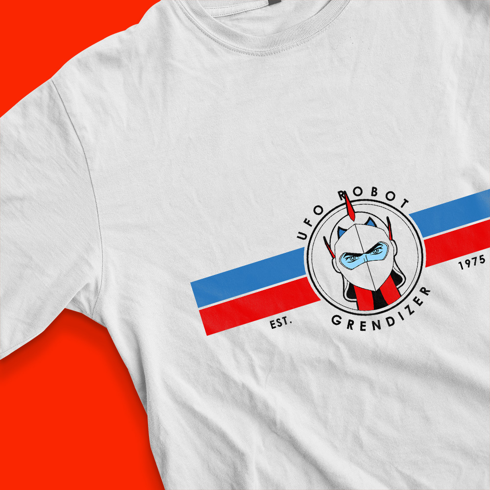 Eco Tshirt | Actarus Retro Wide <i class="fa fa-leaf" style="color:#02b620;"></i> - Image 2