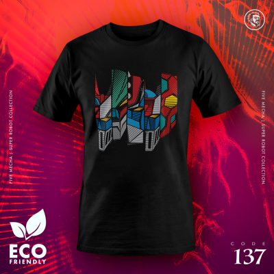 Eco Tshirt | Go Nagai Five <i class="fa fa-leaf" style="color:#02b620;"></i>