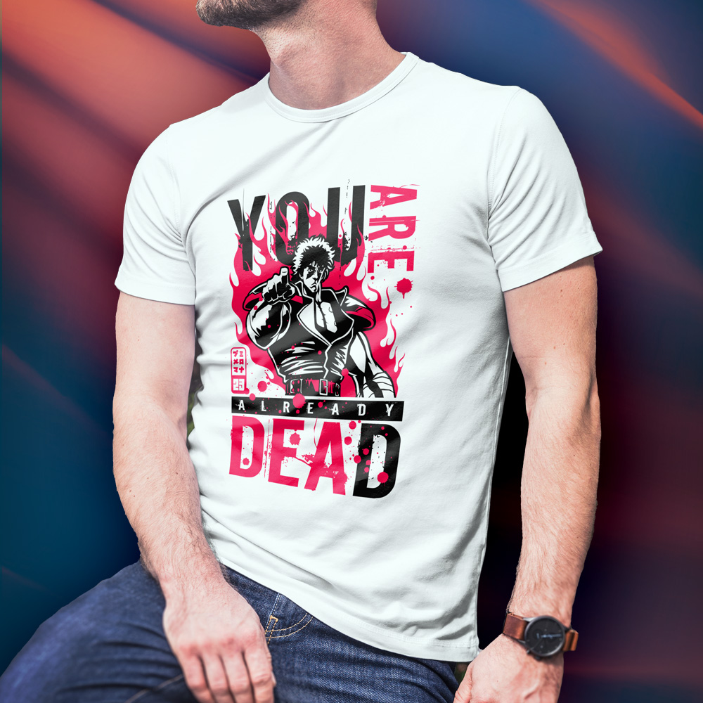 Eco Tshirt | You Are Dead <i class="fa fa-leaf" style="color:#02b620;"></i> - Image 4