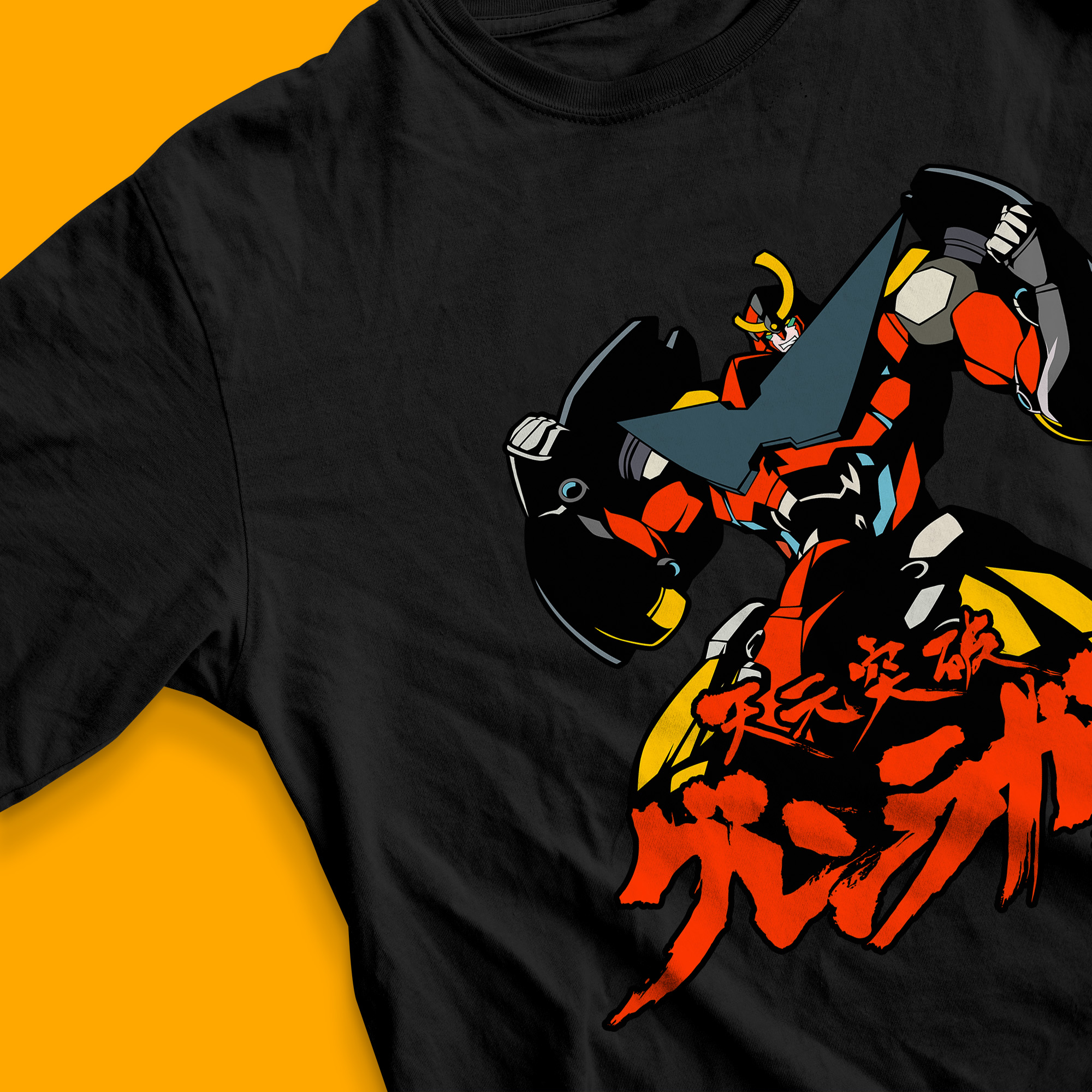 Eco Tshirt | Gurren Lagann <i class="fa fa-leaf" style="color:#02b620;"></i> - Image 2