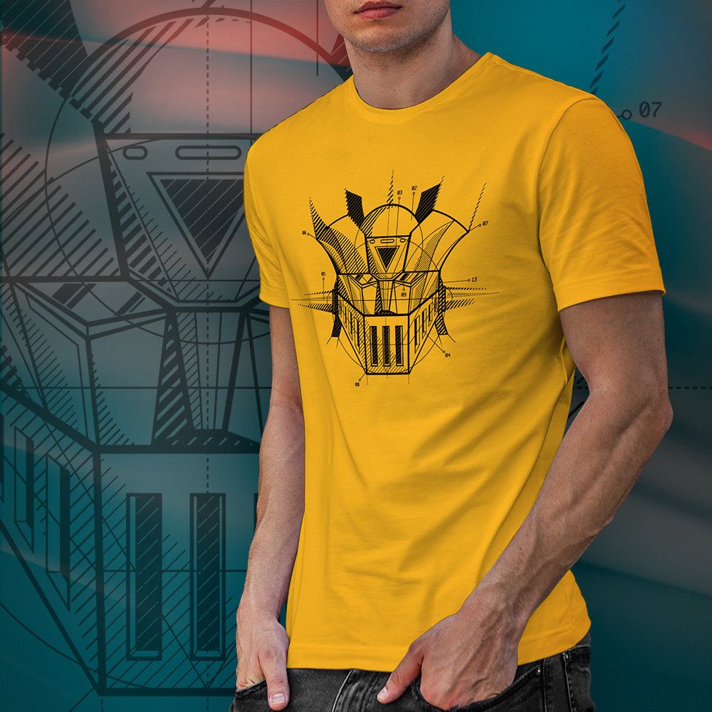 Eco Tshirt | Mazinger Z CAD <i class="fa fa-leaf" style="color:#02b620;"></i> - Image 2