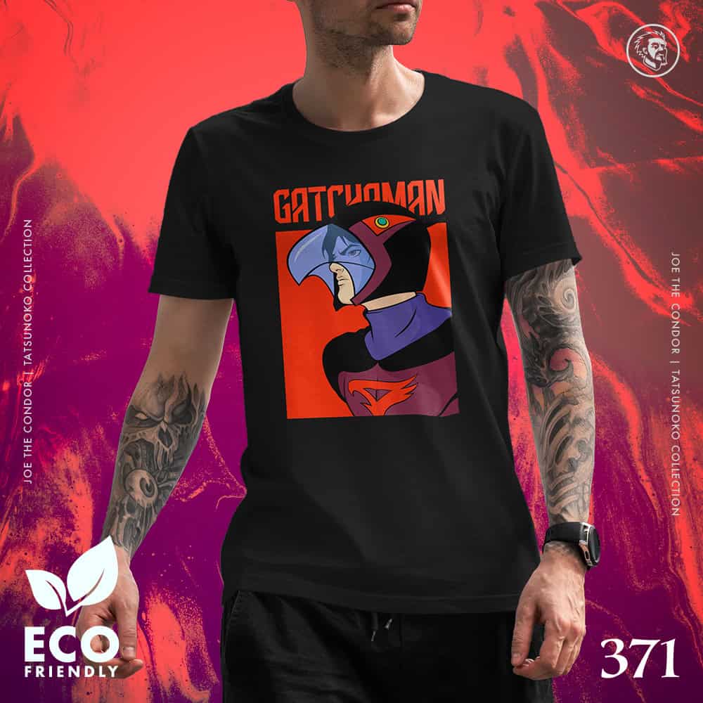 Eco Tshirt | Gatchaman Joe <i class="fa fa-leaf" style="color:#02b620;"></i> - Image 2