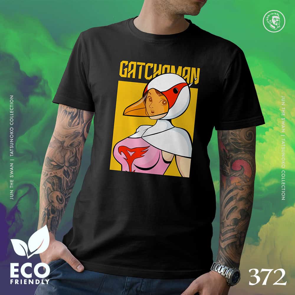 Eco Tshirt | Gatchaman Jun <i class="fa fa-leaf" style="color:#02b620;"></i>